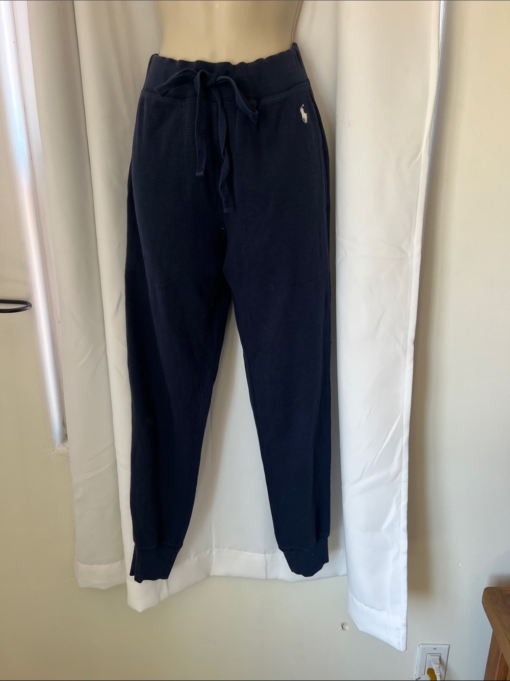 Ralph Lauren Navy Drawstring Polo Joggers